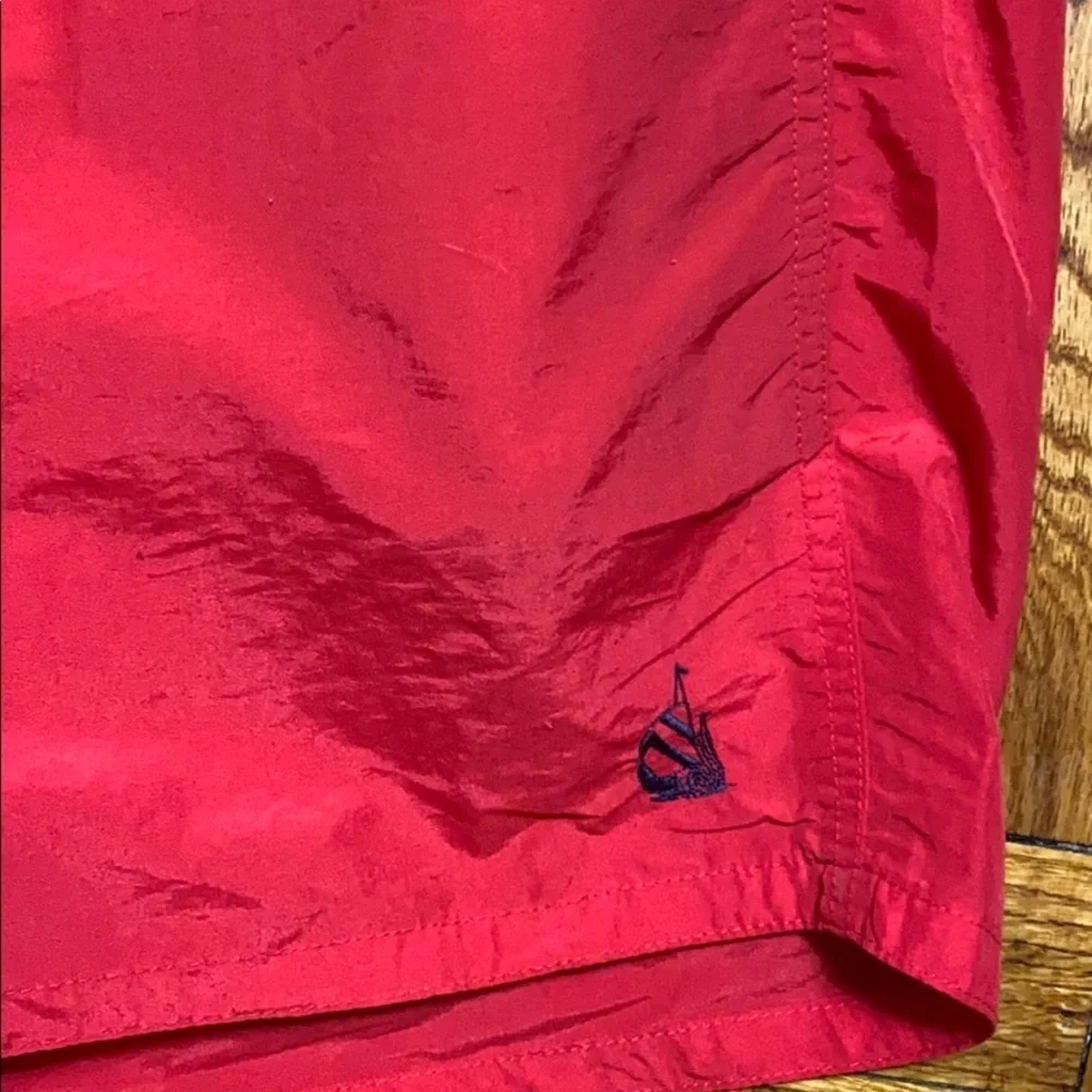 Nautica red swimming trunks  size: L